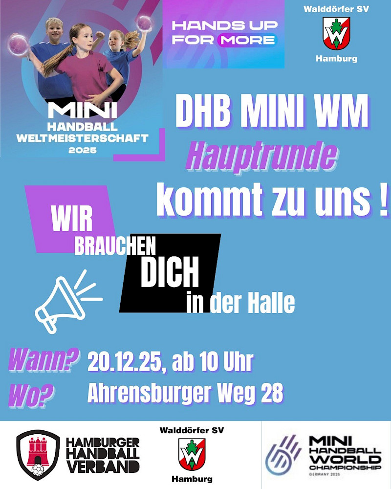 DHB Mini-WM Ankündigung